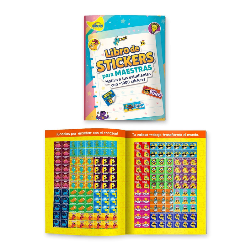 LIBRO DE STICKERS PARA MAESTRAS - Farmacias Arrocha