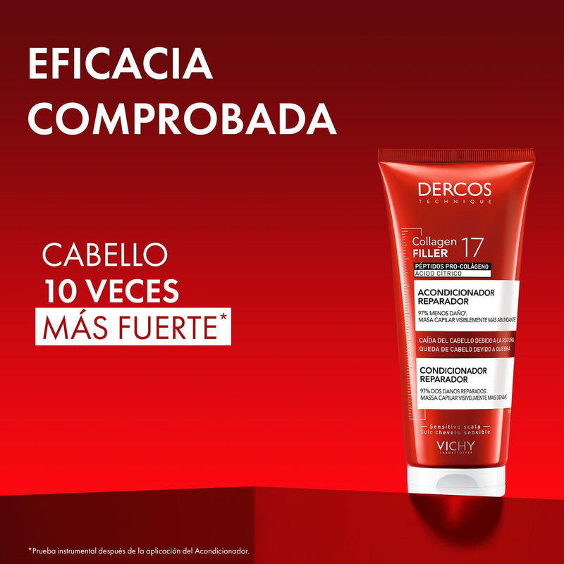 VICHY DERCOS REPARADOR COLLAGEN 17 FILLER ACONDICIONADOR 200 ML - Farmacias Arrocha
