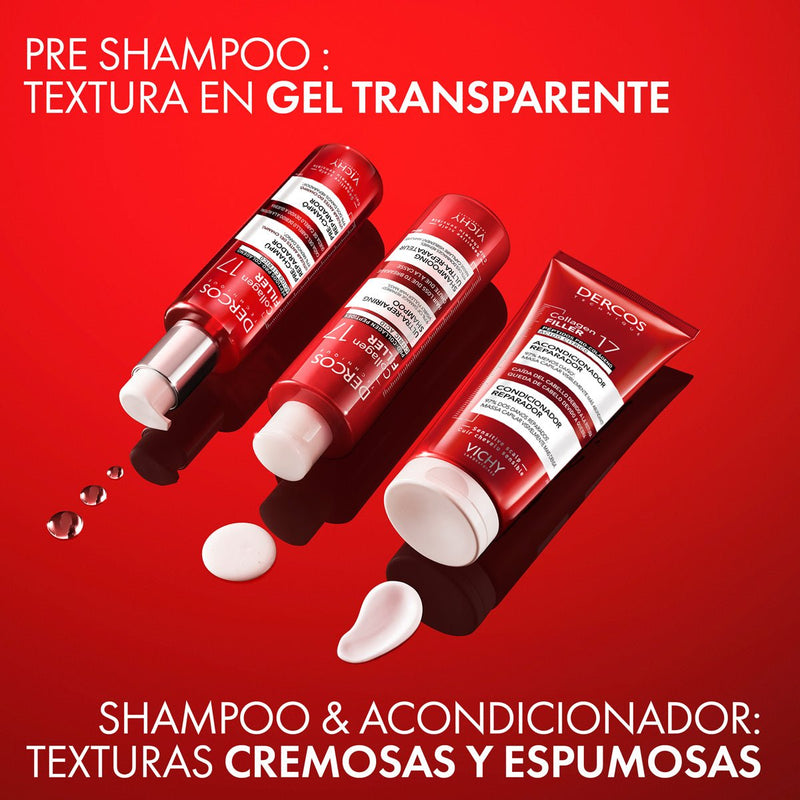 VICHY DERCOS REPARADOR COLLAGEN 17 FILLER SHAMPOO 200 ML - Farmacias Arrocha