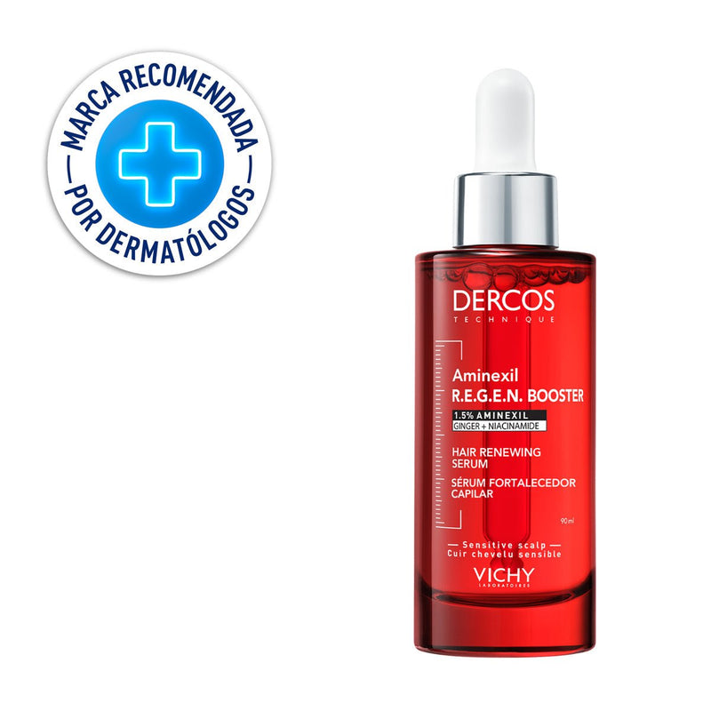 VICHY DERCOS SÉRUM FORTALECEDOR ANTÍCADA REGEN BOOSTER DE 90 ML - Farmacias Arrocha