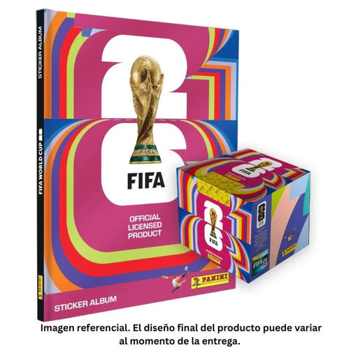 FIFA World Cup 2026 Combo Álbum Tapa Dura + Caja de Stickers - Farmacias Arrocha