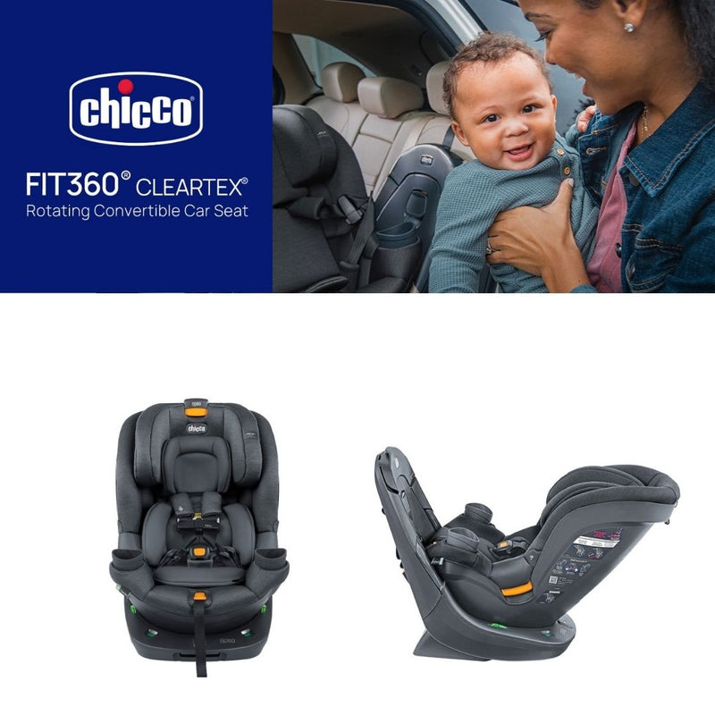 Autoasiento Giratorio 360° Chicco Fit360 ClearTex