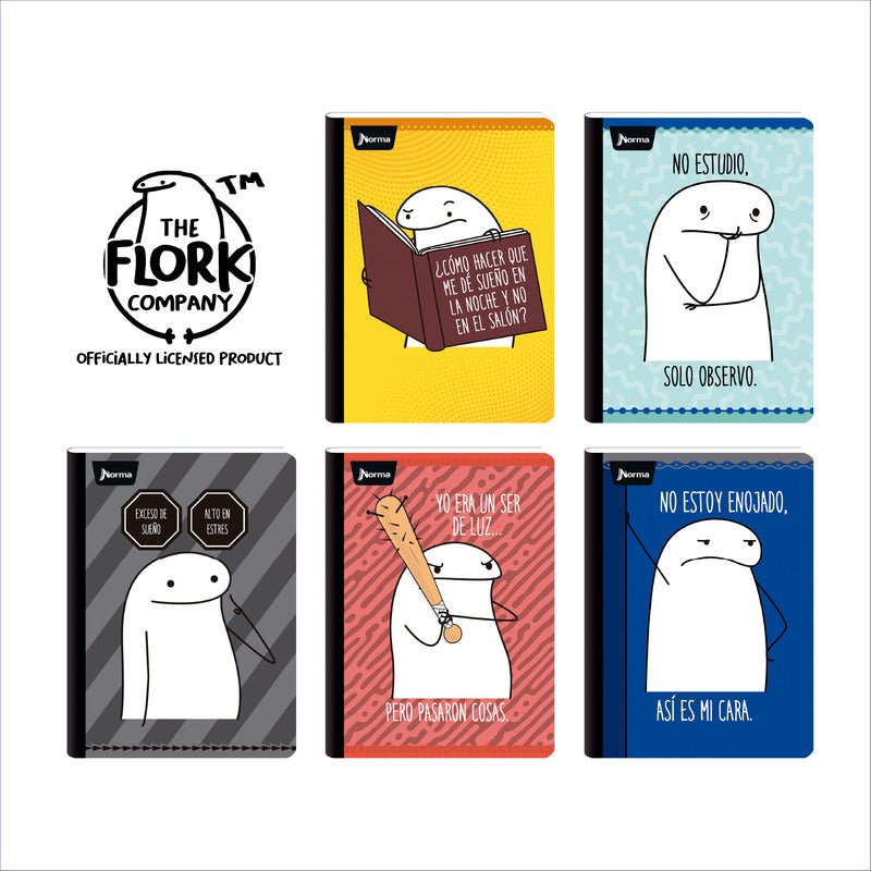 Cosido dura book Flork 200 paginas raya ancha - Farmacias Arrocha