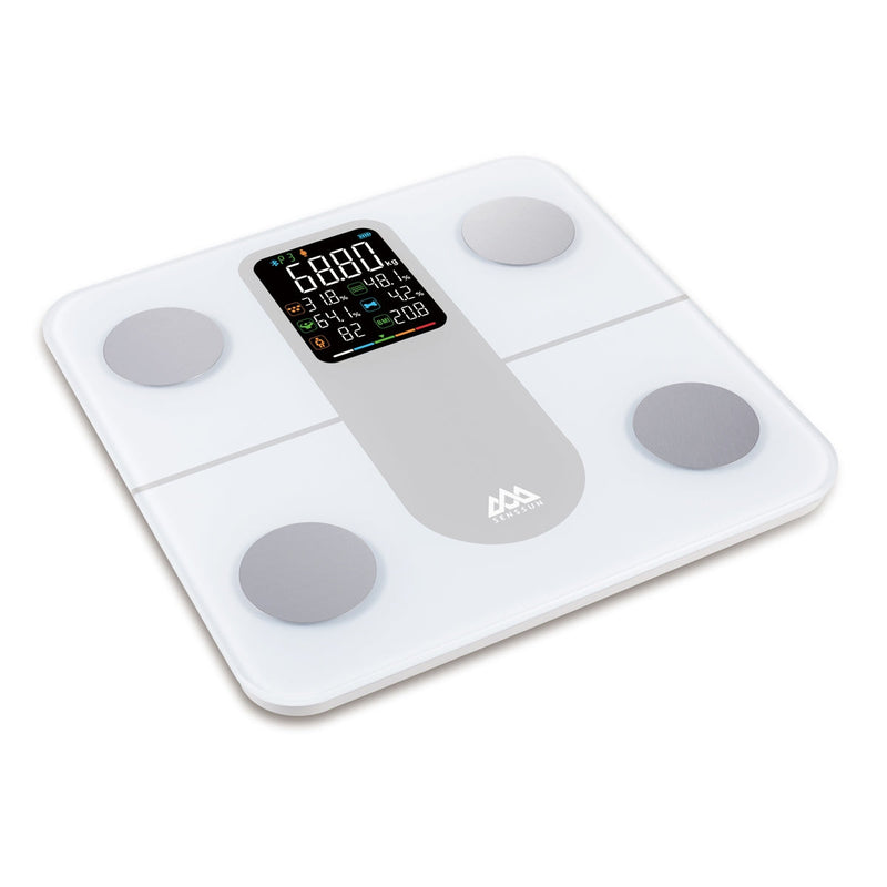 Medidor de Peso Inteligente Bluetooth con Analizador Corporal 