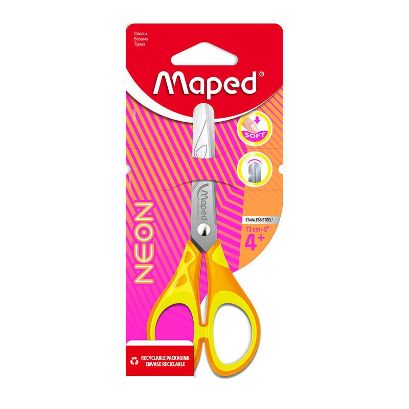 Maped Tijera Essentials Neon 13cm - Farmacias Arrocha