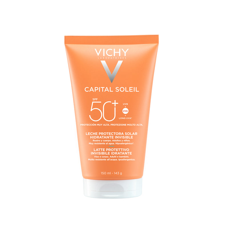 Vichy Capital Soleil Leche Protectora Solar Hidratante Invisible Spf 50+ 150Ml - Farmacias Arrocha