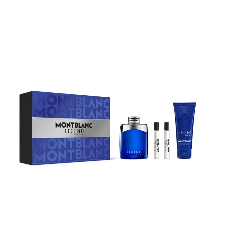 Set Montblanc Legend Blue Eau de Parfum 100ml + 7.5+SG 100ml - Farmacias Arrocha