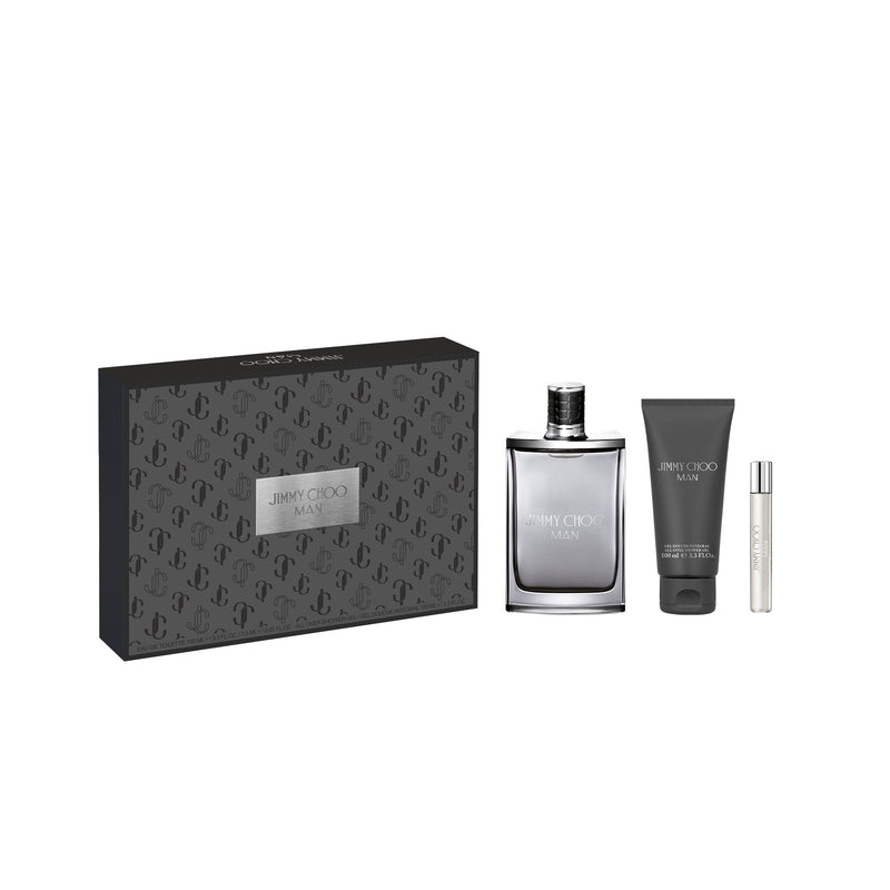 Set Jimmy Choo Man Eau de Toilette 100ml + 7.5+ SG 100ml - Farmacias Arrocha