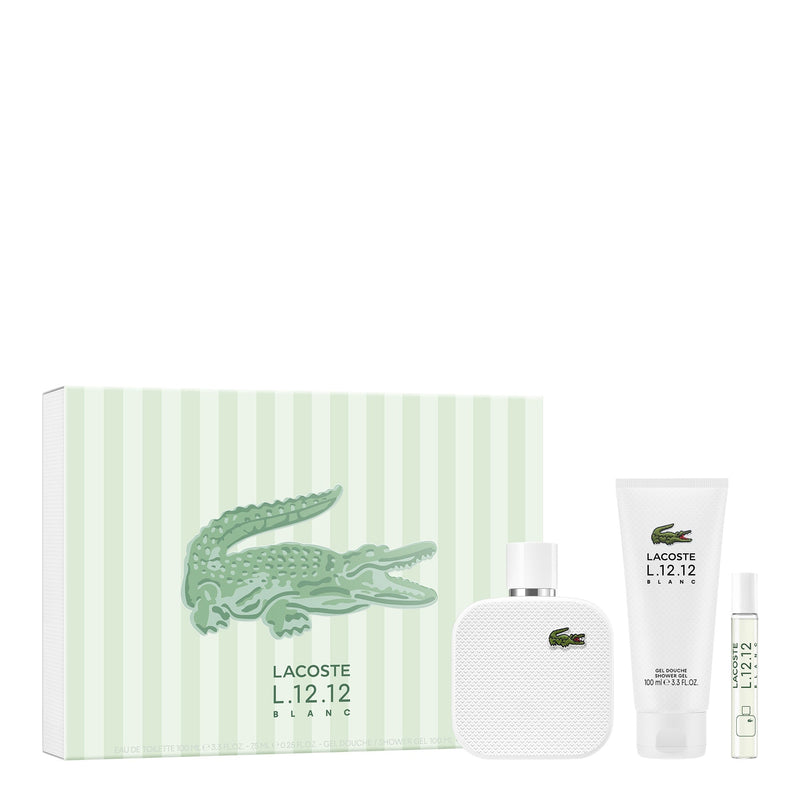 Lacoste L.12.12 Blanc Eau de Toilette Set - Farmacias Arrocha