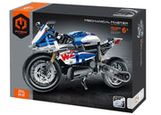 Moto Deportiva Azul - Blanca - 542 Piezas - Farmacias Arrocha