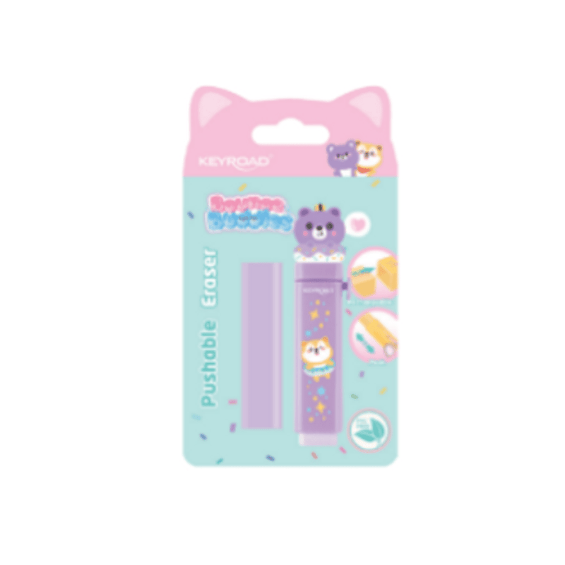 Borrador Pastel Buddies con estuche retractil + repuesto - Farmacias Arrocha
