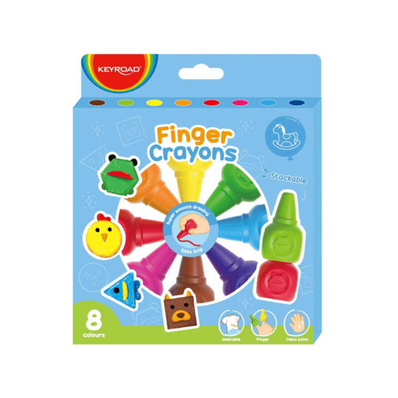 Crayones de Dedos para Niños, 8 unidades - Farmacias Arrocha