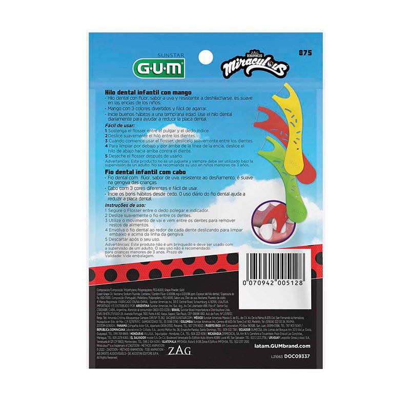 Gum Hilo Dental Lady Bug 20Pz - Farmacias Arrocha