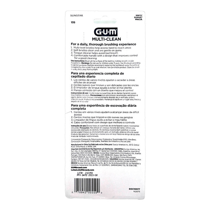 Gum Multi - Clean Mtb 4Ct Retail - Farmacias Arrocha