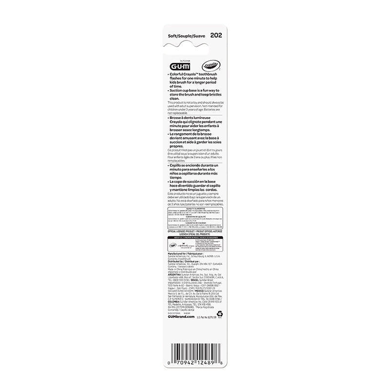 Gum Crayola Flash Toothbrush 42Mm - Farmacias Arrocha