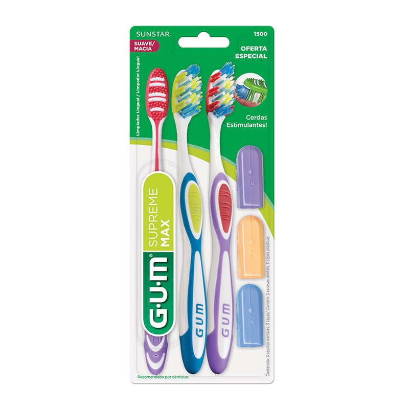 Gum Supreme Max Tb 3Ct Soft+Caps - Farmacias Arrocha