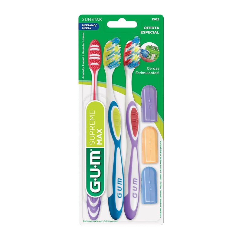 Gum Supreme Max Tb 3Ct Med + Cap - Farmacias Arrocha