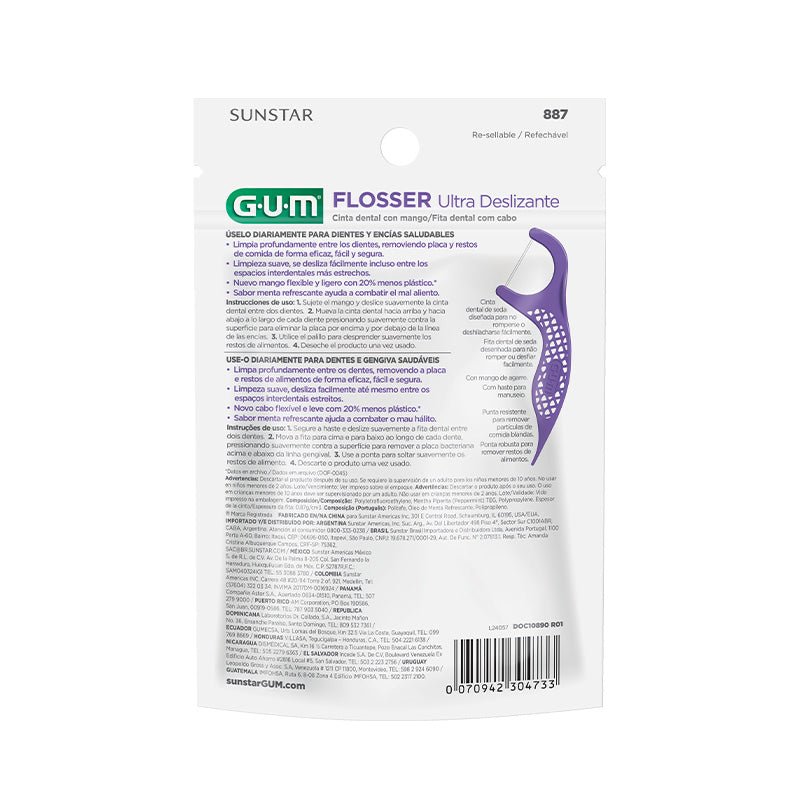 Gum Flosser Ultra Deslizante Ptfe Mint - Farmacias Arrocha