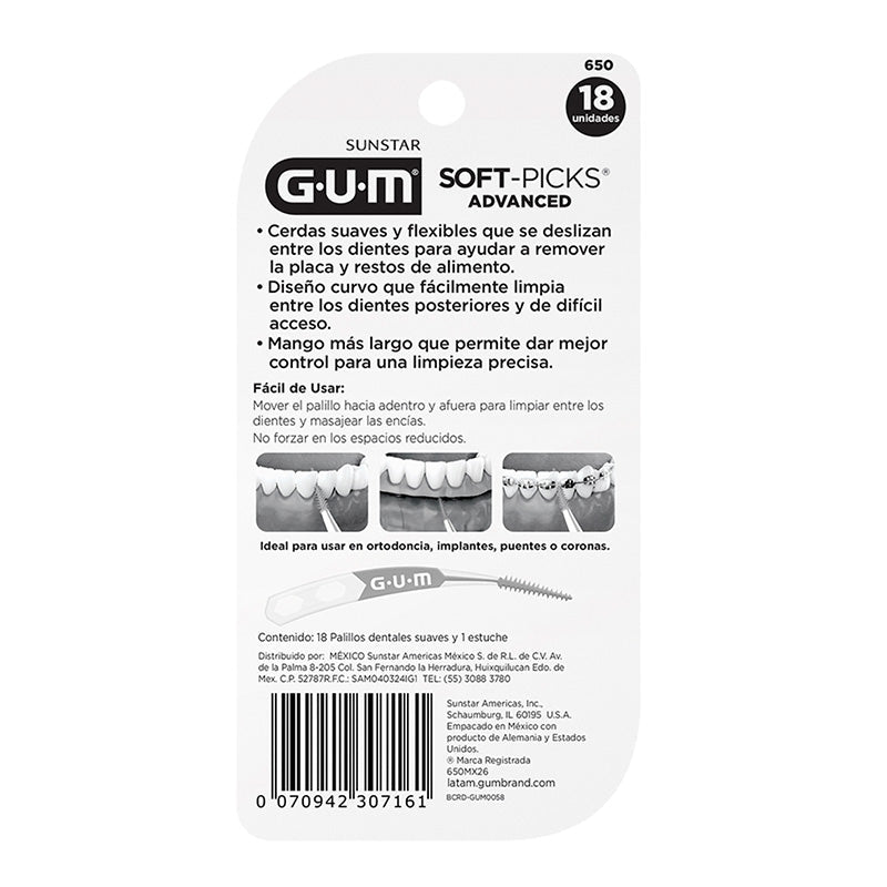 Gum Soft Picks Advanced 18Ct Ret Latam - Farmacias Arrocha