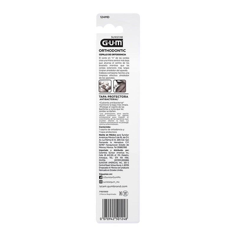 Gum Cepillo De Ortodoncia + Cubre Cepillo - Farmacias Arrocha