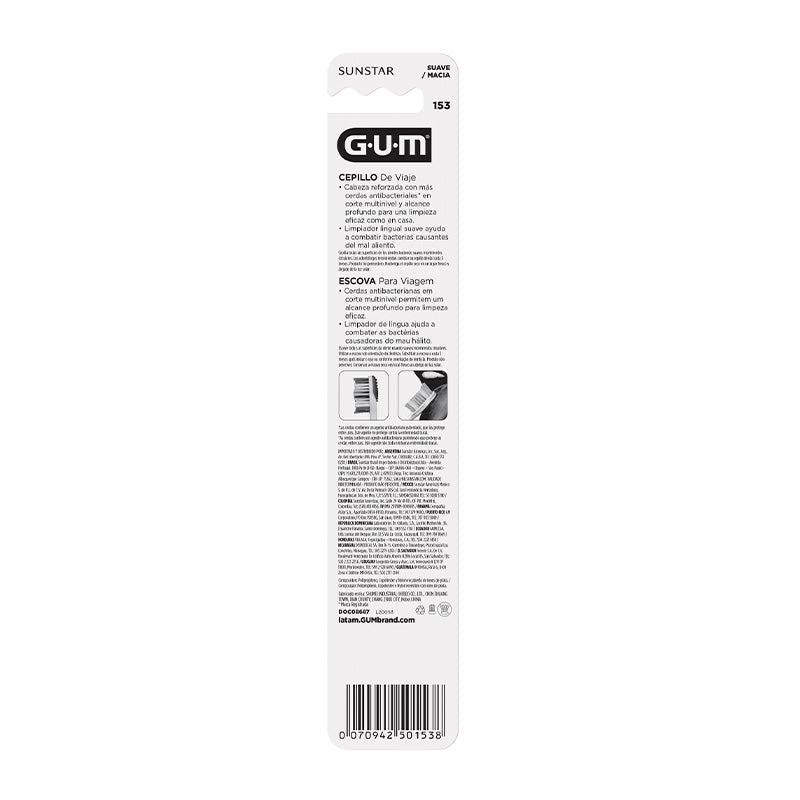 Gum Cepillo Viajero Escolar O De Oficina - Farmacias Arrocha