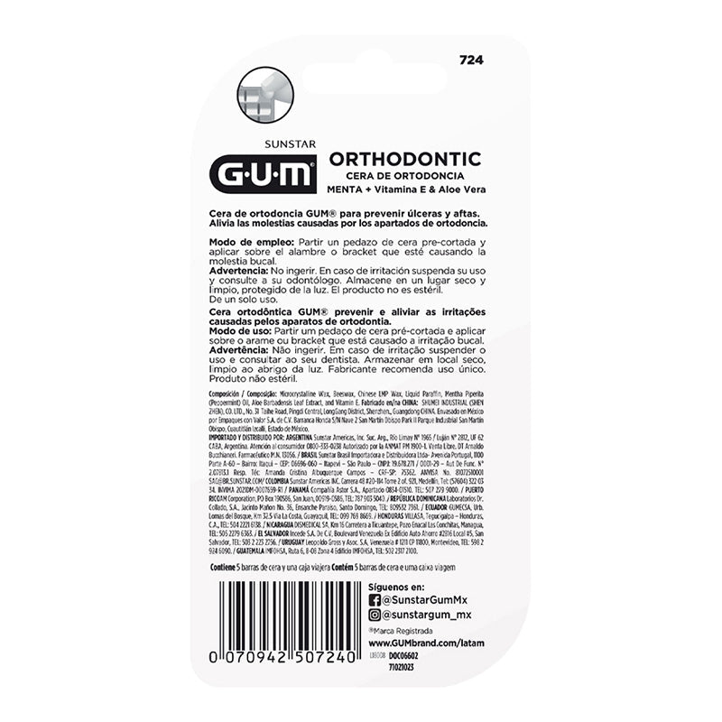 Gum Cera De Ortodoncia Menta - Farmacias Arrocha