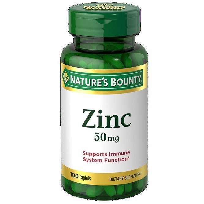 Nature's Bounty Zinc 50 Mg De 100 - Farmacias Arrocha