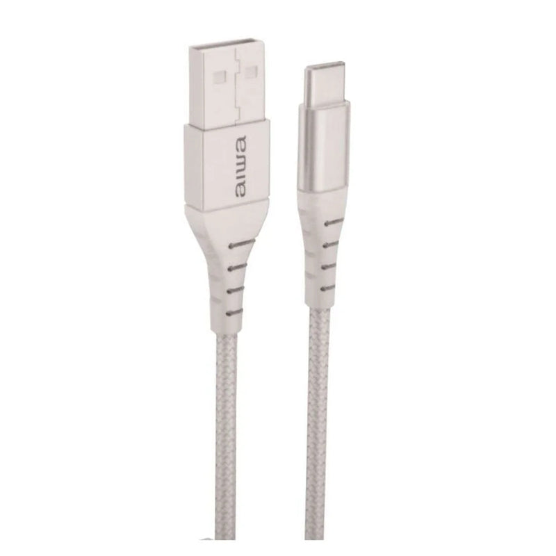 Cable carga rápida USB A a USB C - Blanco