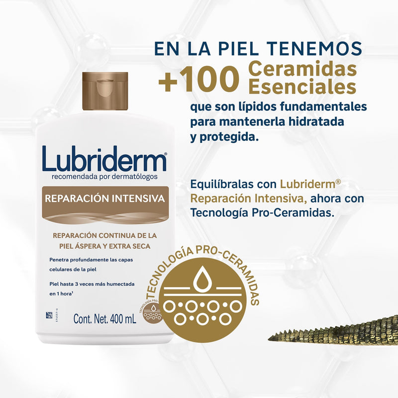 Crema Corporal LUBRIDERM Reparación Intensiva 400 ML
