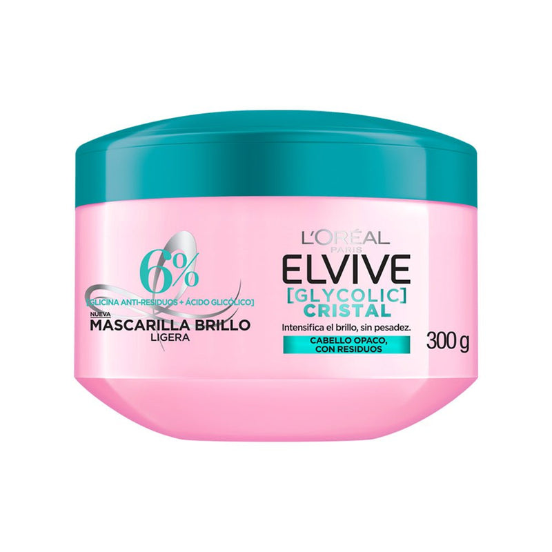 Tratamiento L'Oréal Paris Elvive Glycolic Crystal 300g - Farmacias Arrocha