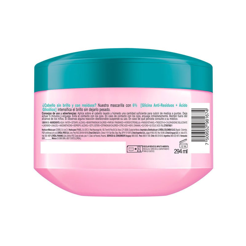 Tratamiento L'Oréal Paris Elvive Glycolic Crystal 300g - Farmacias Arrocha