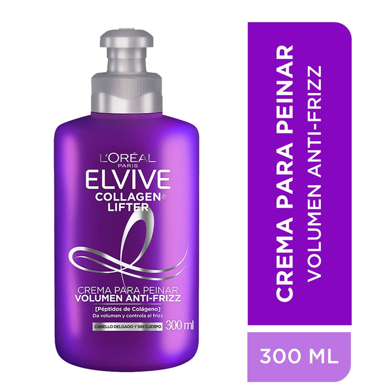 Crema para peinar L'Oreal Paris Colageno Lifter  300ml