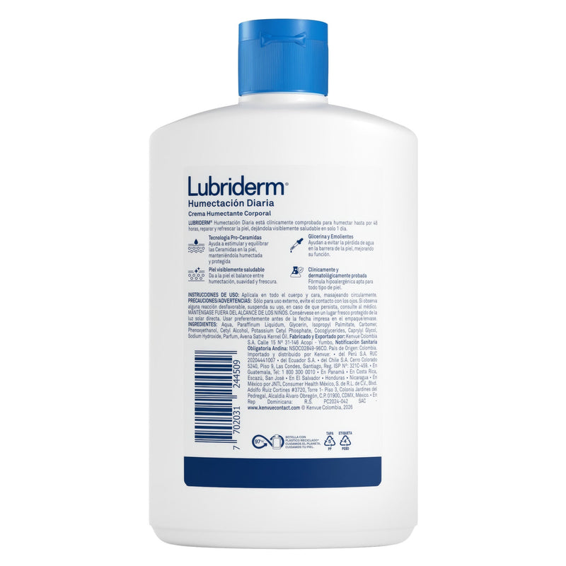 Crema Corporal LUBRIDERM Humectación Diaria 400ml