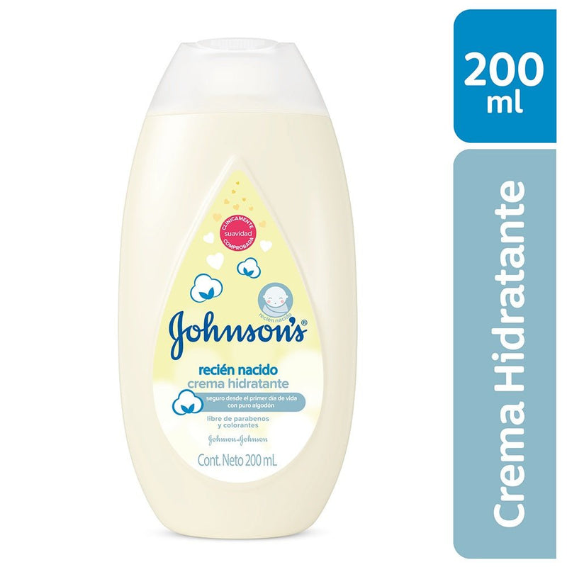 Johnson Gel Crema Hid Recien Nacido 200Ml - Farmacias Arrocha