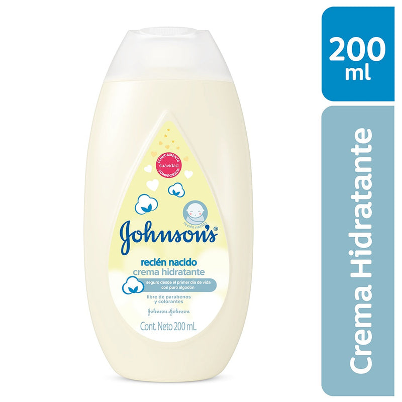 Johnson Gel Crema Hid Recien Nacido 200Ml