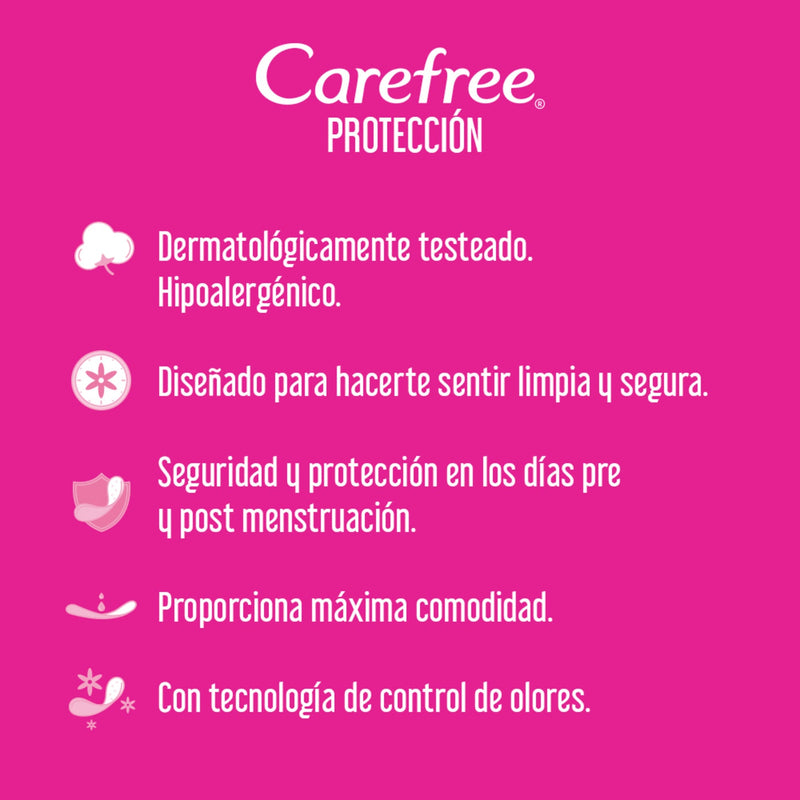 Protectores CAREFREE® Protección Aroma 15 UND