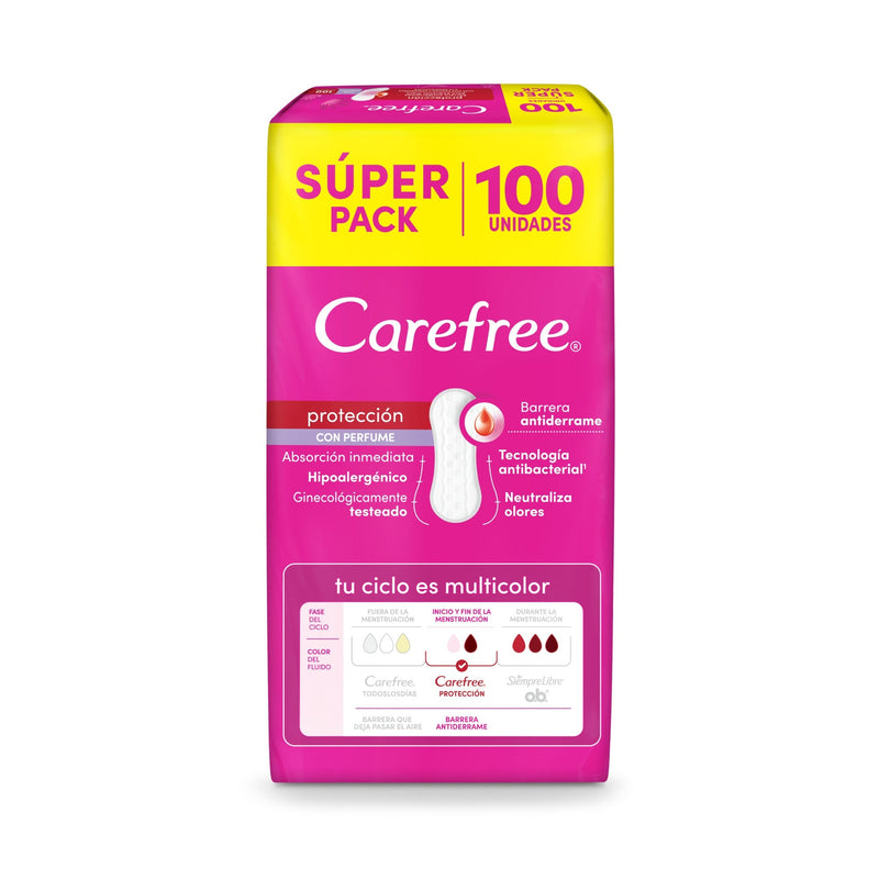 Protectores CAREFREE® Protección 100 UND