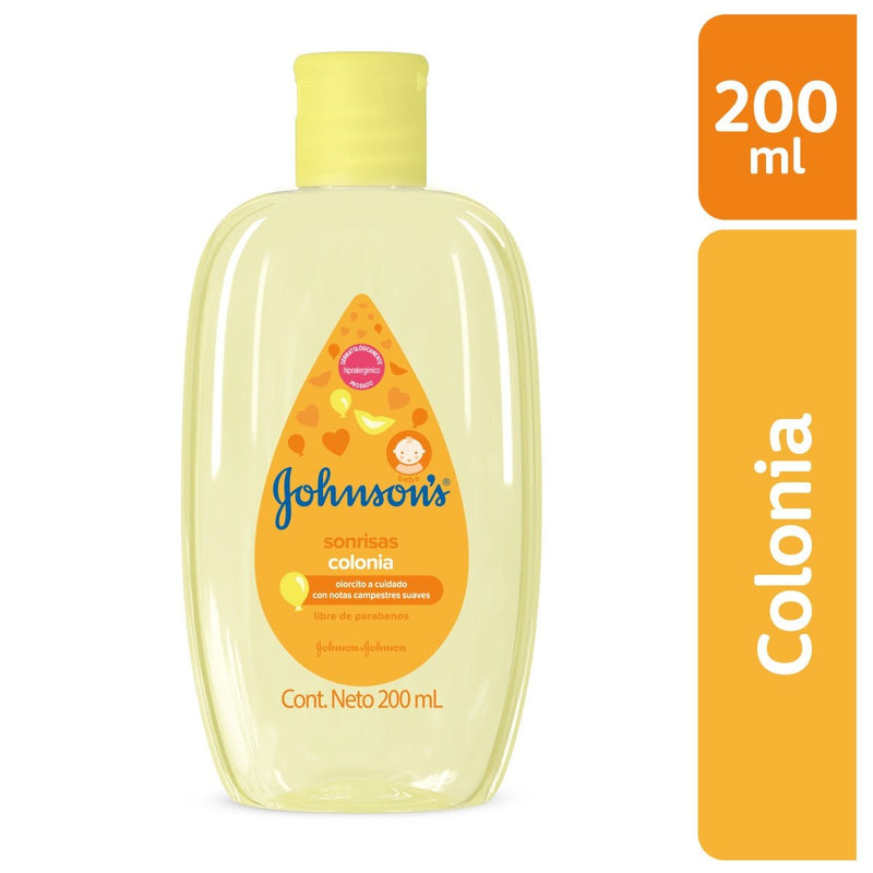 Johnson Baby Colonia Sonrisas 200Ml - Farmacias Arrocha