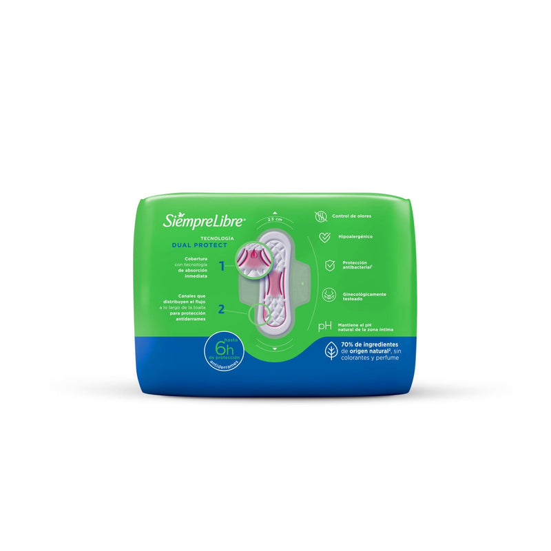 Toalla Higiénica Siempre Libre® Normal Alas 12 UND