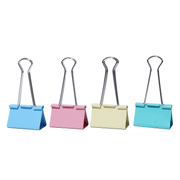 Binder Clips 50mm Pastel 12 Pcs - Farmacias Arrocha