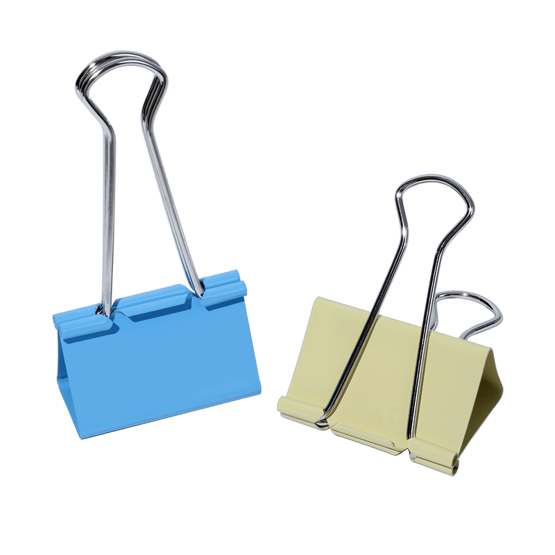 Binder Clips 50mm Pastel 12 Pcs - Farmacias Arrocha