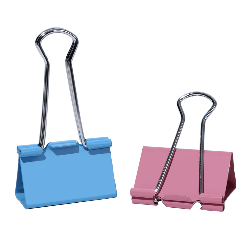 Binder Clips 41mm Pastel 12 Pcs - Farmacias Arrocha