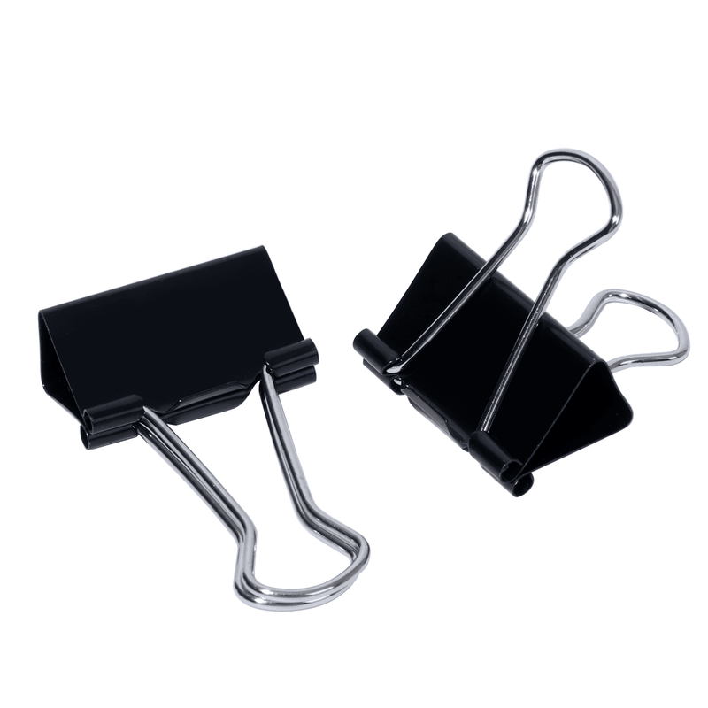 Binder Clips 32mm Negro 12 Pcs - Farmacias Arrocha