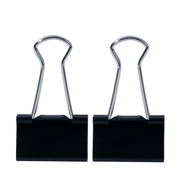 Binder Clips 32mm Negro 12 Pcs - Farmacias Arrocha