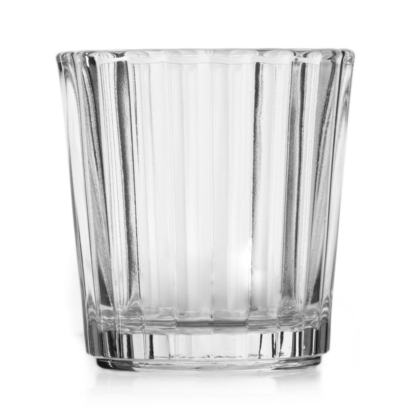 Vaso votivo estriado 80 ml