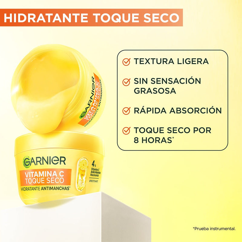 Crema Hidratante Garnier Toque Seco Vitamina C 85 gr