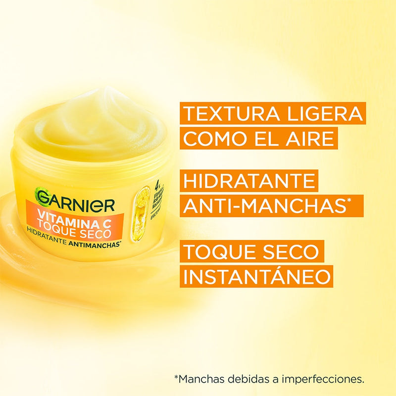 Crema Hidratante Garnier Toque Seco Vitamina C 85 gr