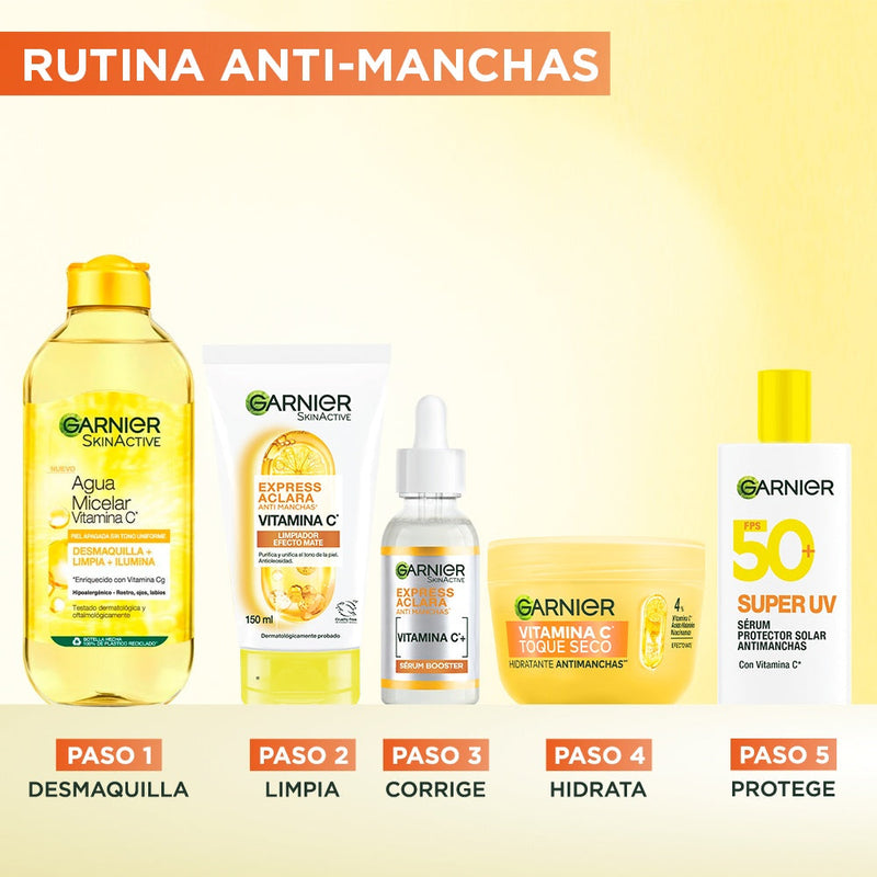 Crema Hidratante Garnier Toque Seco Vitamina C 85 gr