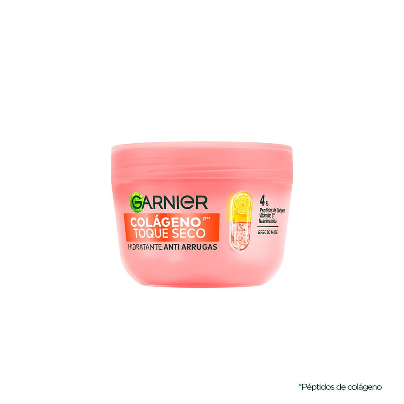 Crema Hidratante Garnier Toque Seco Colágeno 85 gr