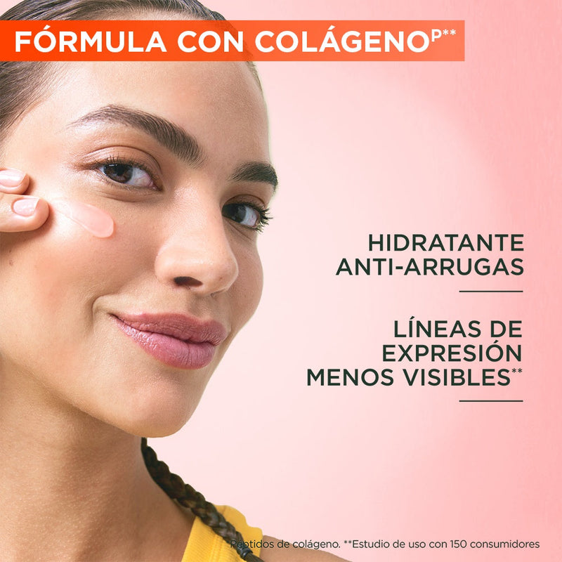Crema Hidratante Garnier Toque Seco Colágeno 85 gr